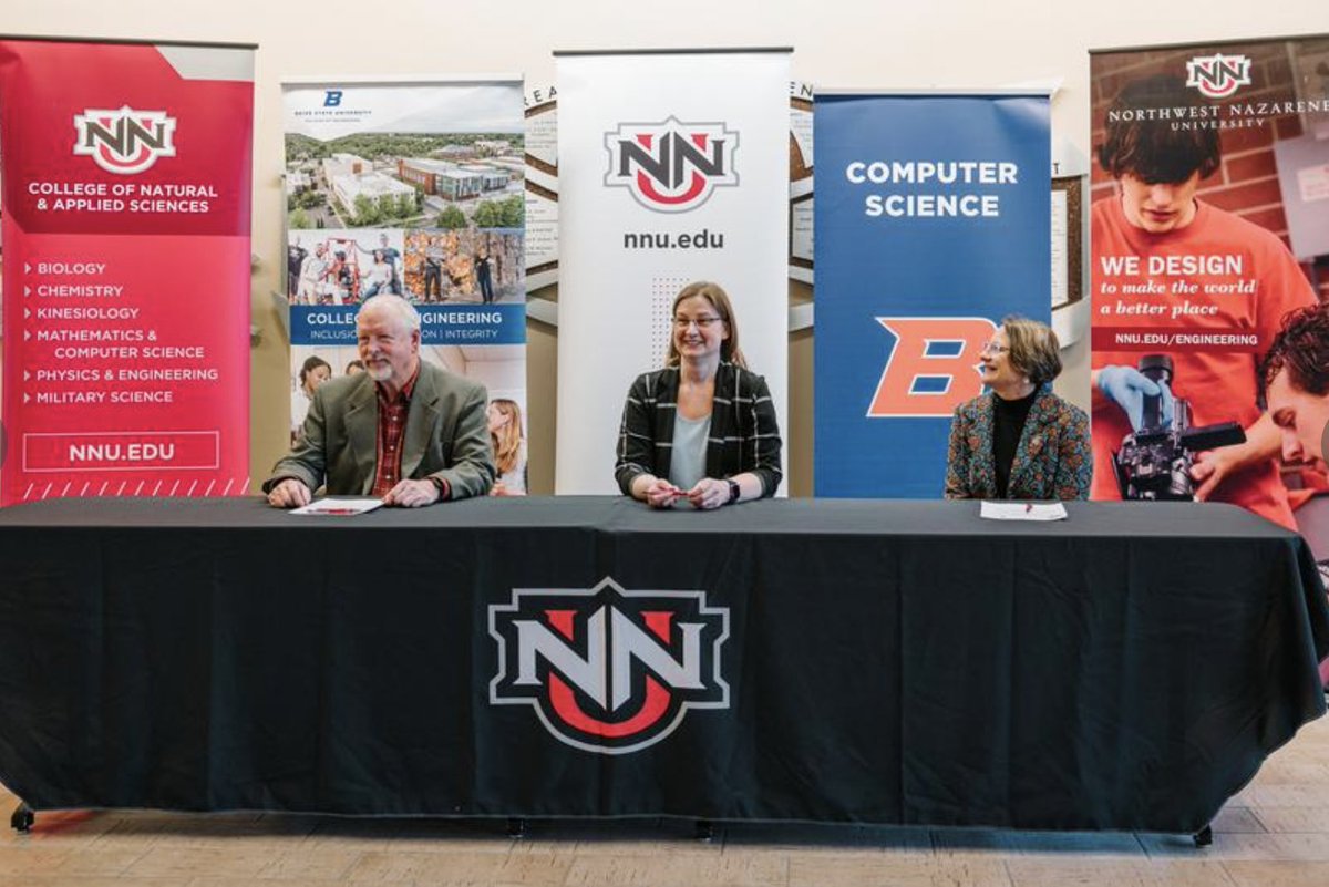 Northwest Nazarene University and Boise State University partner to offer an accelerated pathway for Engineering and Computer Science students, enabling them to earn both undergraduate and master's degrees efficiently.
Read more here: nnu.edu/nnu-bsu-new-ac…