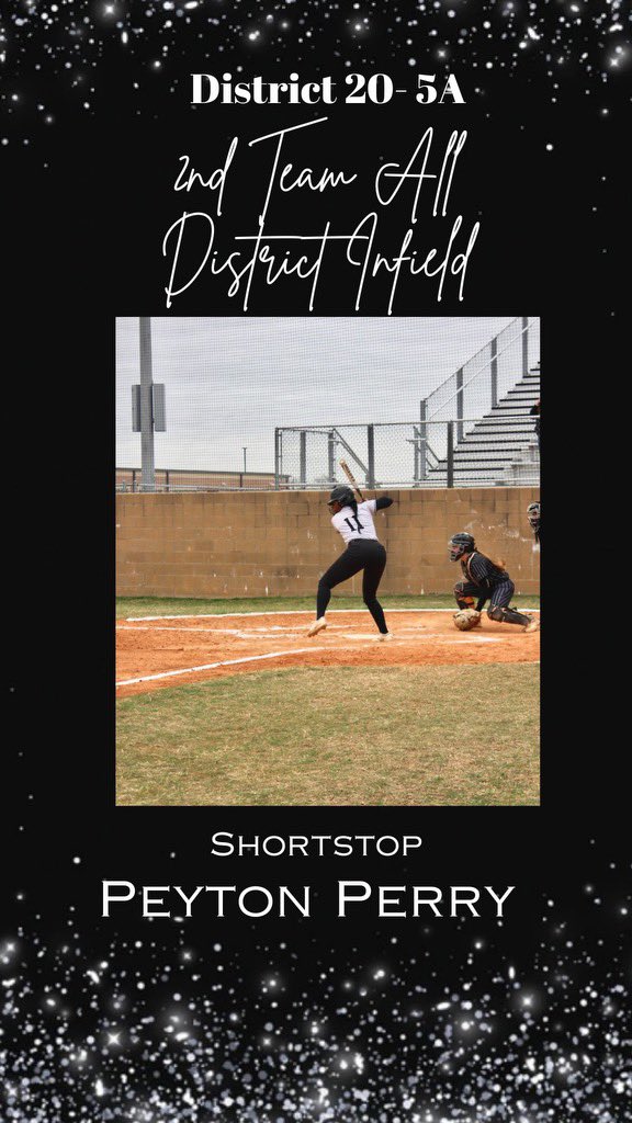 S/o to Peyton Perry For Earning 2nd Team All-District Infielder‼️ A True Leader For Our Infield & Our Team‼️ @trhsathletics1 @CoachDWash1