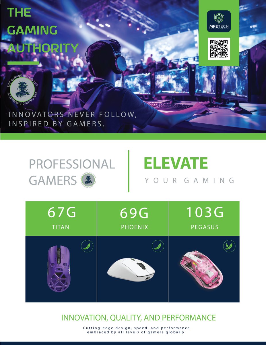 MKETech is proud of our collection of Professional Gaming Mice!

#mketechelectronics #thegamingauthority #mketech #quality #gaming #work #keyboard #mice #mouse #computeraccessories #inovation #computerhardware #highperformance #comfort #ergonomics #gamingdevice #design #percision