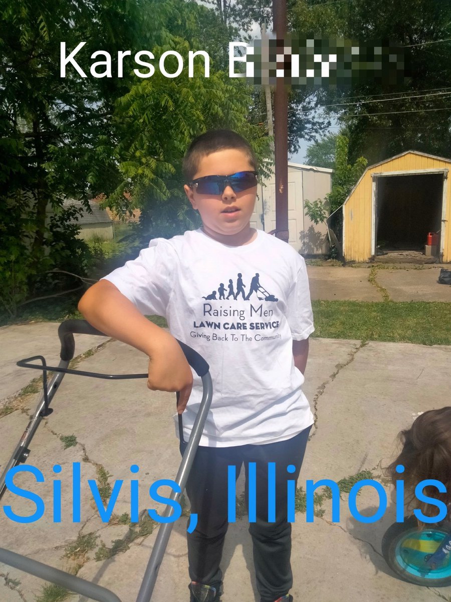 Karson of Silvis,IL who recently signed up for our 50-yard challenge received his starter pack in the mail which included his Raising Men shirt, safety glasses, and ear protection. He is now fully equipped and ready to take on the challenge ! Do you have any words of advice for