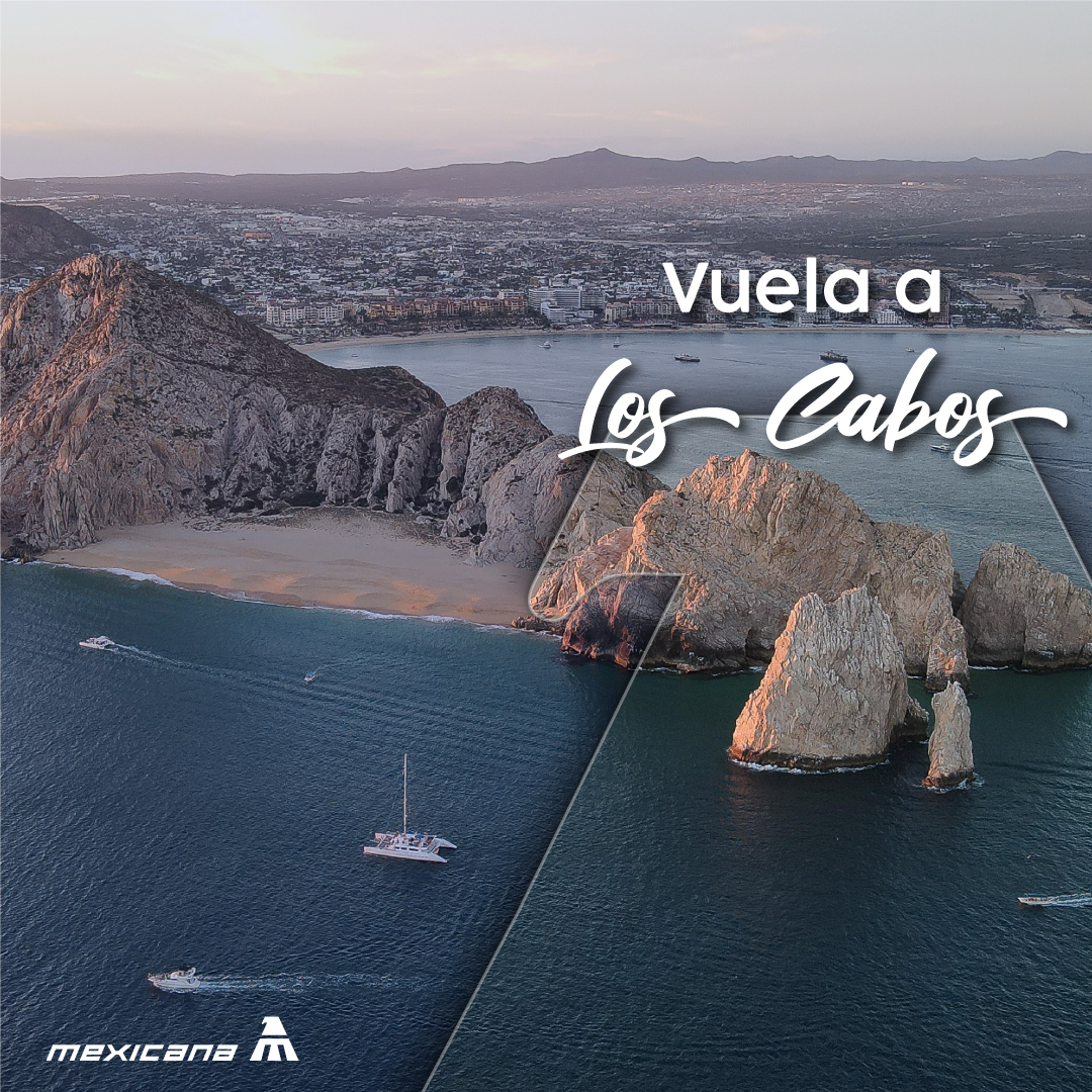 Mexicana te lleva a este paraíso terrenal, vuela a Los Cabos. ✈️🌴 Checa nuestros vuelos en el siguiente enlace:  mexicana.gob.mx

#DestinosEspeciales #VuelaConMamáEnMexicana