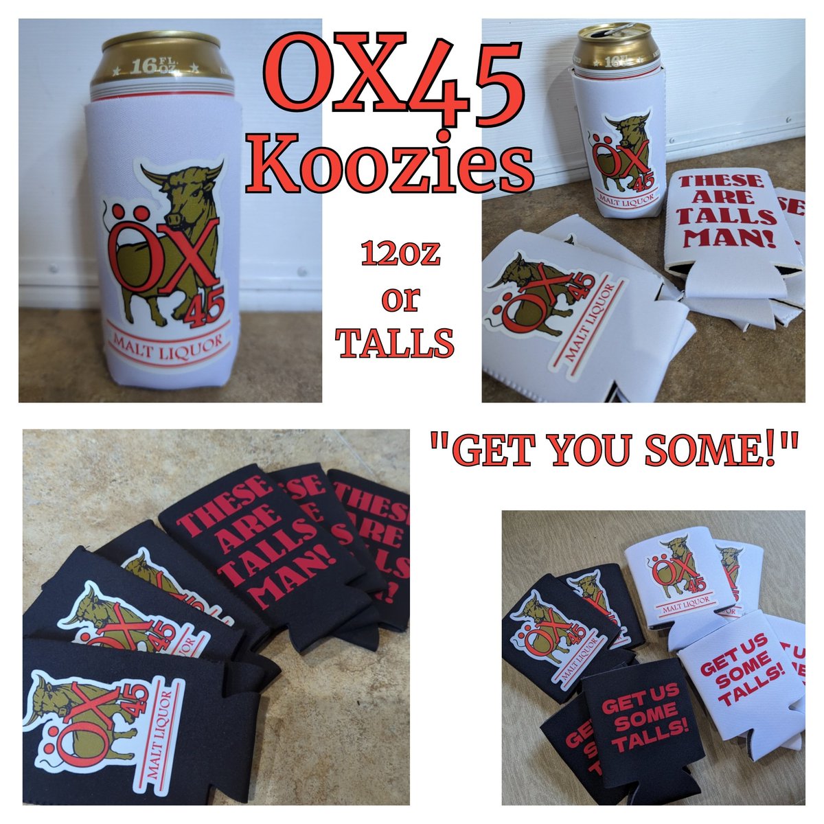 JasonMVoorhees's tweet photo. "OOOOOOOOAAAAAARRRRRR!" Attn #StonedAge Guzzlers! Haven't got your radically hellacious #OX45 Koozies yet? Hit me up and don't get wormed out of the deal! 16oz TALLS and 12oz "Hankey Size" available. ๐ ๐ป
#TheStonedAge #Ox45Talls #dirtydougs #tackschicks #thesearetallsman https://t.co/e77BD9kjqD