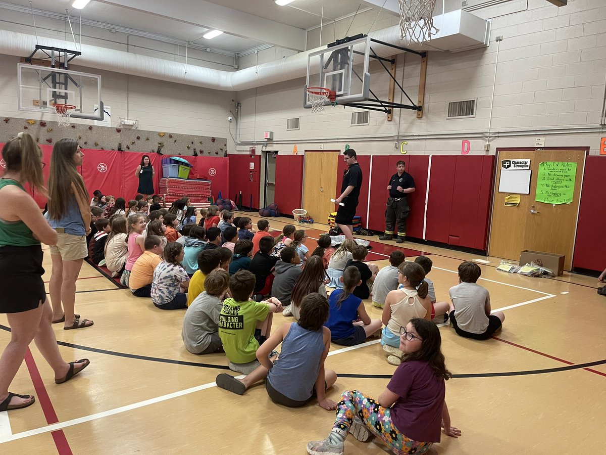 Thank you to the Belgium Cold Springs Fire Department for collaborating with other local fire departments on this wonderful fire safety day at Elden Elementary school today!