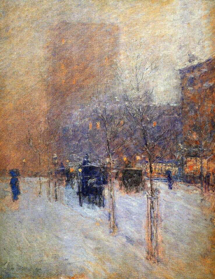 Childe Hassam, New York, Late Afternoon