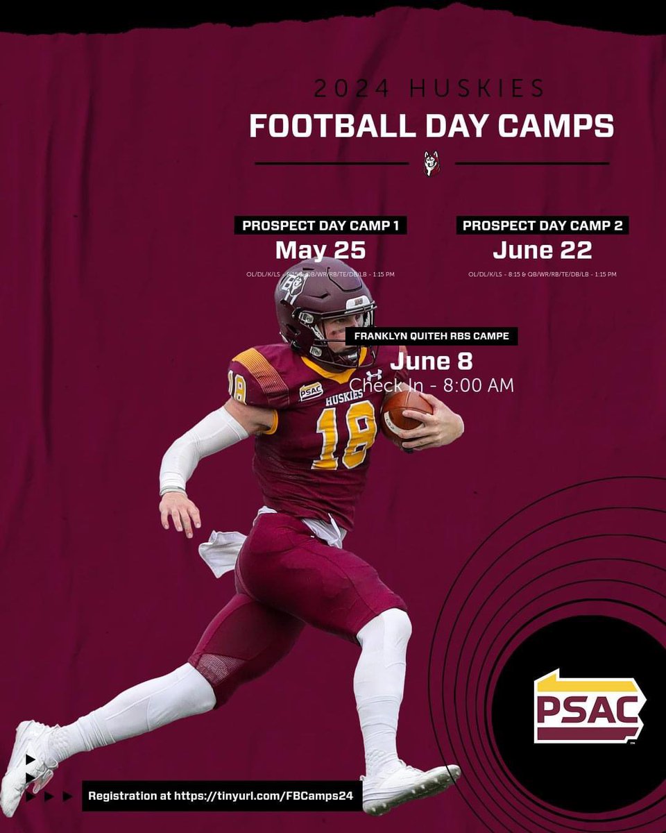 We are nearing our camp season don’t forget to sign up! This Saturday is our first prospect camp. Come out and show your skills and gain skills with your teammates! #GoHuskies