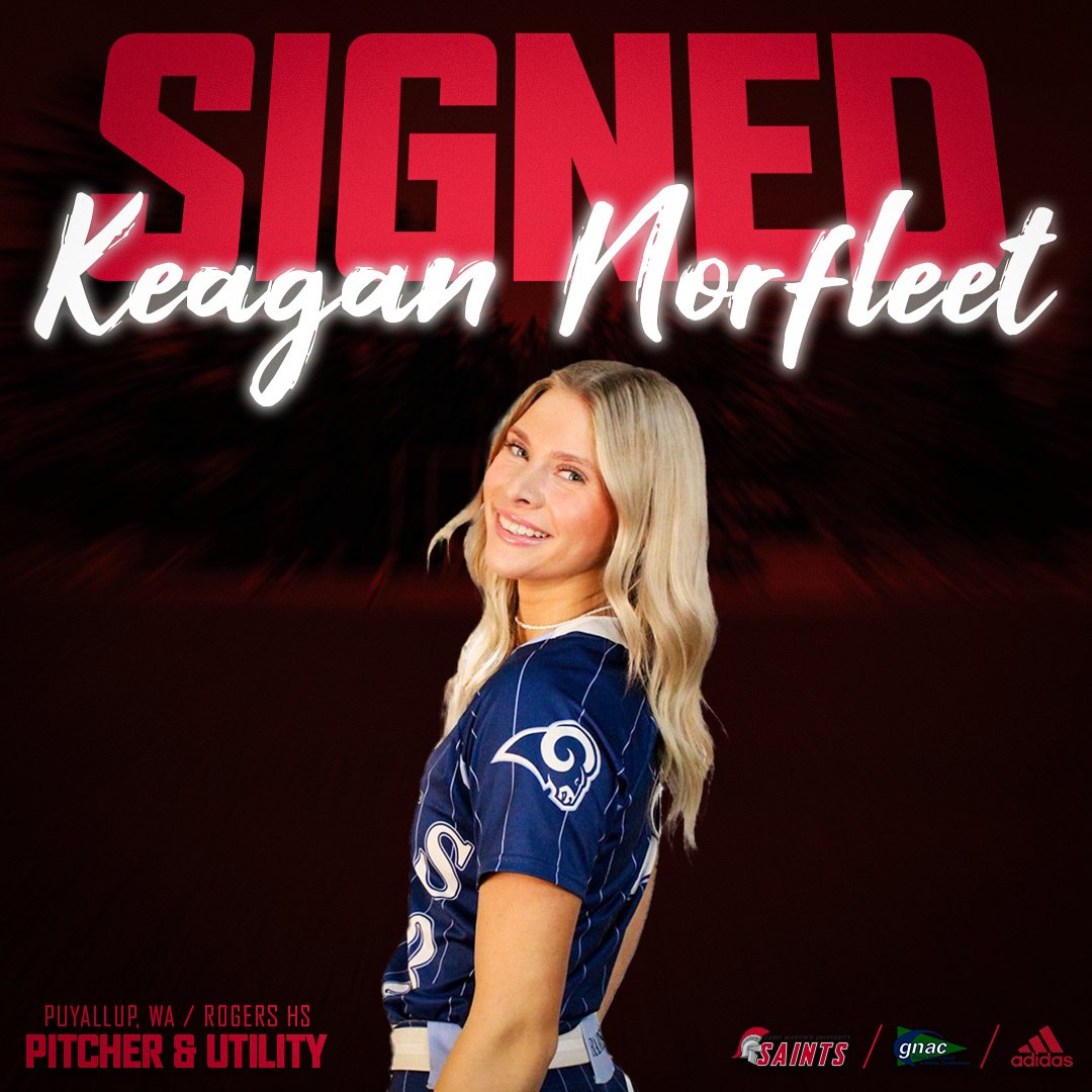 IT'S OFFICIAL 🖋

NW Bullets &amp; Rogers High School two-way standout Keagan Norfleet will be joining the Saints softball squad next season.

#SaintsStrong 🗡 / 🥎