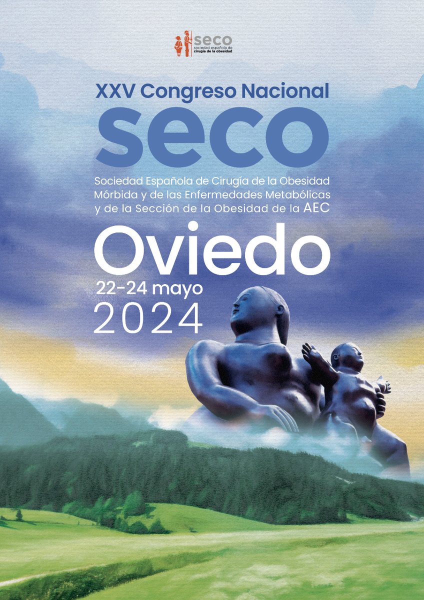 🔜Ya solo quedan unas horas para que comience el XXV Congreso Nacional de la Sociedad Española de Cirugía de la Obesidad, y de la Sección de Obesidad de la AEC  Y qué mejor lugar que la maravillosa ciudad de Oviedo para dar la bienvenida a #SECO2024 🚀¡Nos vemos mañana!