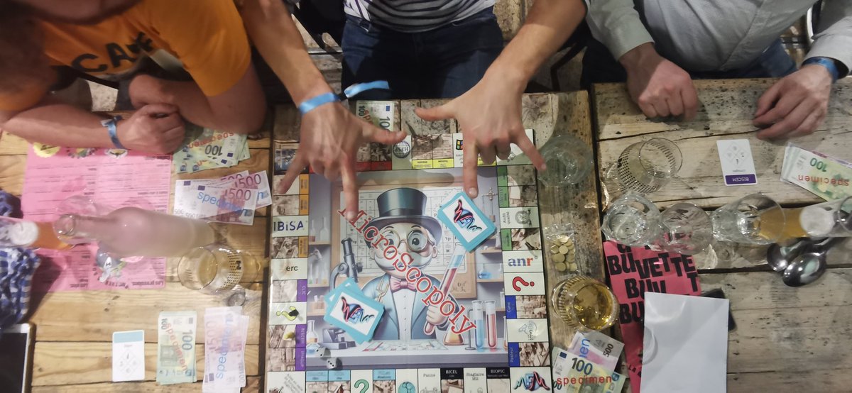 jeromemutterer (@jmutterer) on Twitter photo 150 Friends and colleagues playing our <a href="/RTMFM1/">MFM_Microscopy</a> bespoke Microscopoly game, celebrating our 20th anniversary 🤩🔬 150 Friends and colleagues playing our <a href="/RTMFM1/">MFM_Microscopy</a> bespoke Microscopoly game, celebrating our 20th anniversary 🤩🔬