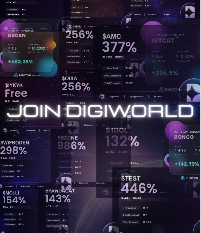 DigiWorldd's tweet photo. The market is heating up... 

🚀 Digiworld members have been riding this bull with exclusive alpha information and instant market updates!

💡 Whether you're chasing the next gem or seeking expert market analysis, Digi has you covered.

👉 Join now at https://t.co/luP1wdaBLJ https://t.co/rXdTzbPUxj