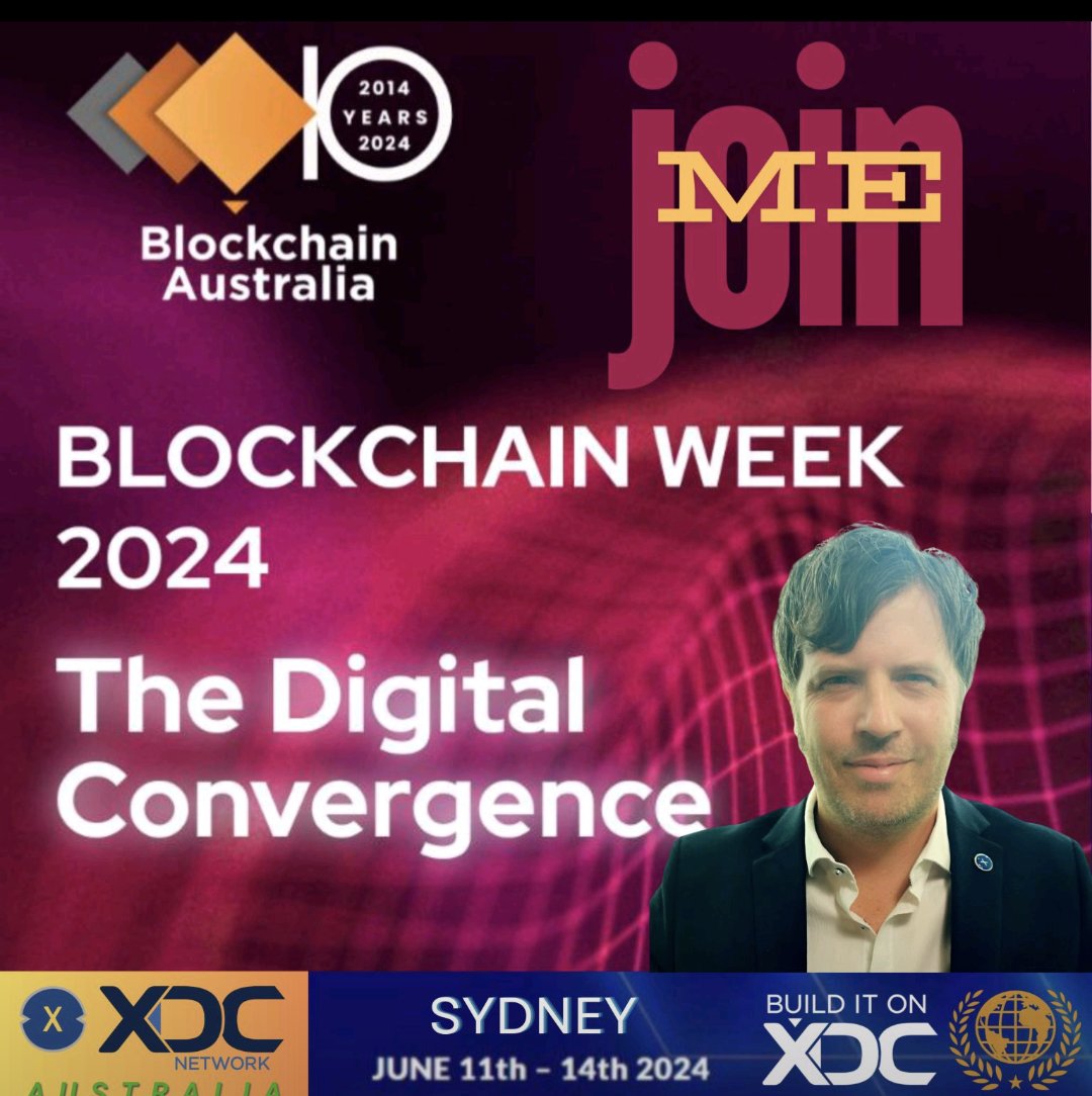 Join me at this year's @BlockchainAUS Blockchain Week #BW2024 where I will be participating in what promises to be an enthralling, and timely, panel exploring the integration of the triple threats of #Blockchain #DLT, #AI, #Cloud in 'Building Tomorrow' - as we all work within