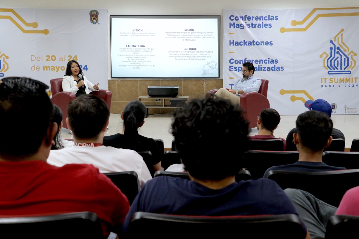 servenlineaUANL's tweet photo. Segundo día de actividades del #ITSUMMIT 2024 🤖👾.

Las actividades continuarán hasta el 24 de mayo.
Conoce el programa completo aquí: https://t.co/1jVt8yDwHu https://t.co/et7cXVm5g6