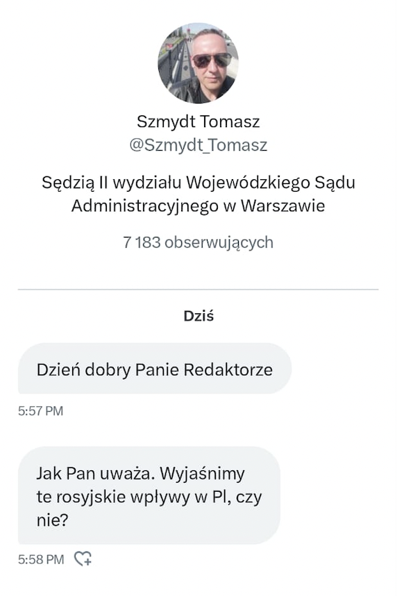 K_Stanowski's tweet photo. Haha, ten najwyraźniej kolegów szuka. Chyba się nie zorientował, że w pierwszej kolejności życzę mu szybkiego spotkania ze starszym szeregowym Emilem Czeczko. https://t.co/vlFVdwDLEJ