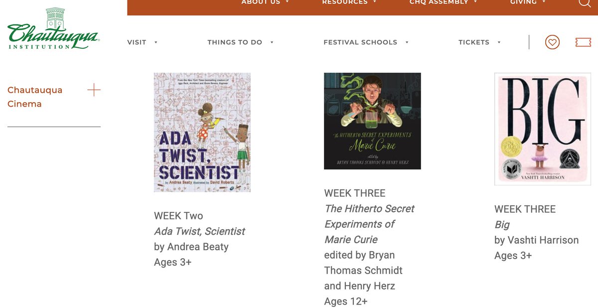 Thrilled that The Chautauqua Institution included The Hitherto Secrets of Marie Curie anthology (@BlackstoneAudio) in their 2024 Young Readers Program! Stories from @JonathanMaberry @seananmcguire @staciadeutsch @AletheaKontis @scottsigler & others. chq.org/things-to-do/y…