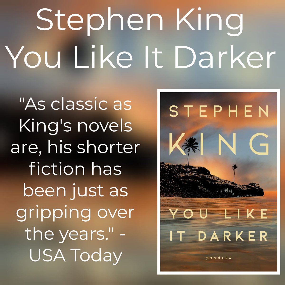 We like it darker. Do you?

#stephenking #youlikeitdarker #newreleasetuesday #bnelmwoodla #barnesandnoble #bestsellers #horrorbook #horrorgenre #horrorfan #horror