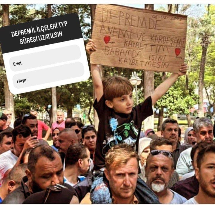 #typsüreklilikistiyor Hatay da depremzede olarak çalıştığımız typ calisanlari işsiz kaldı 19 Mayıs'ta çıkış verildi lütfen gündeme getirin #sesimiziduyanvarmi