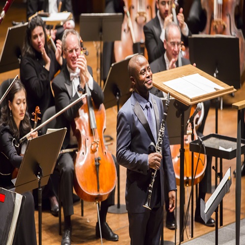Secondst's tweet photo. "Anthony McGill.  The First Black Principal Clarinetist of the New York Philharmonic on Classical Music In Color" by Judlyne Lilly-Gibson via #spreaker https://t.co/mzY1r9OJIt https://t.co/ZBhQFe1FRk