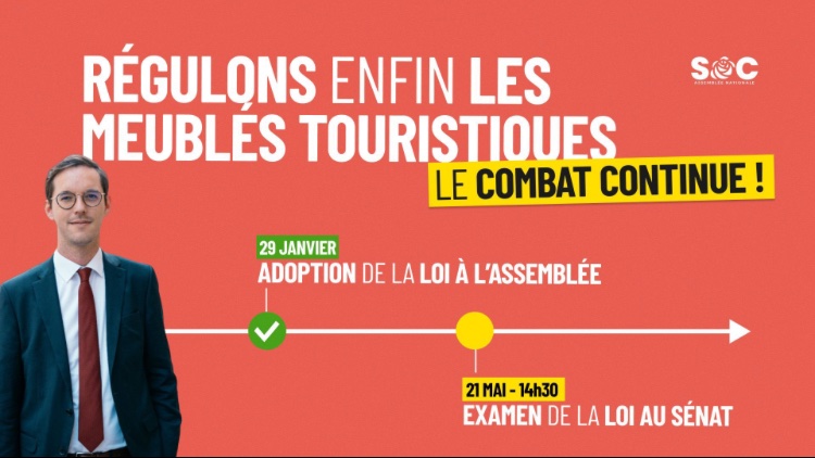 Les @senateursPS ont voté ce soir le texte sur le marché locatif porté à l’assemblée par @Inakiechaniz : 👉🏼 meilleure régulation en pleine crise du logement ℹ️ amélioration des outils à la main des maires 💶 fiscalité revue ❌ lutte contre le surtourisme