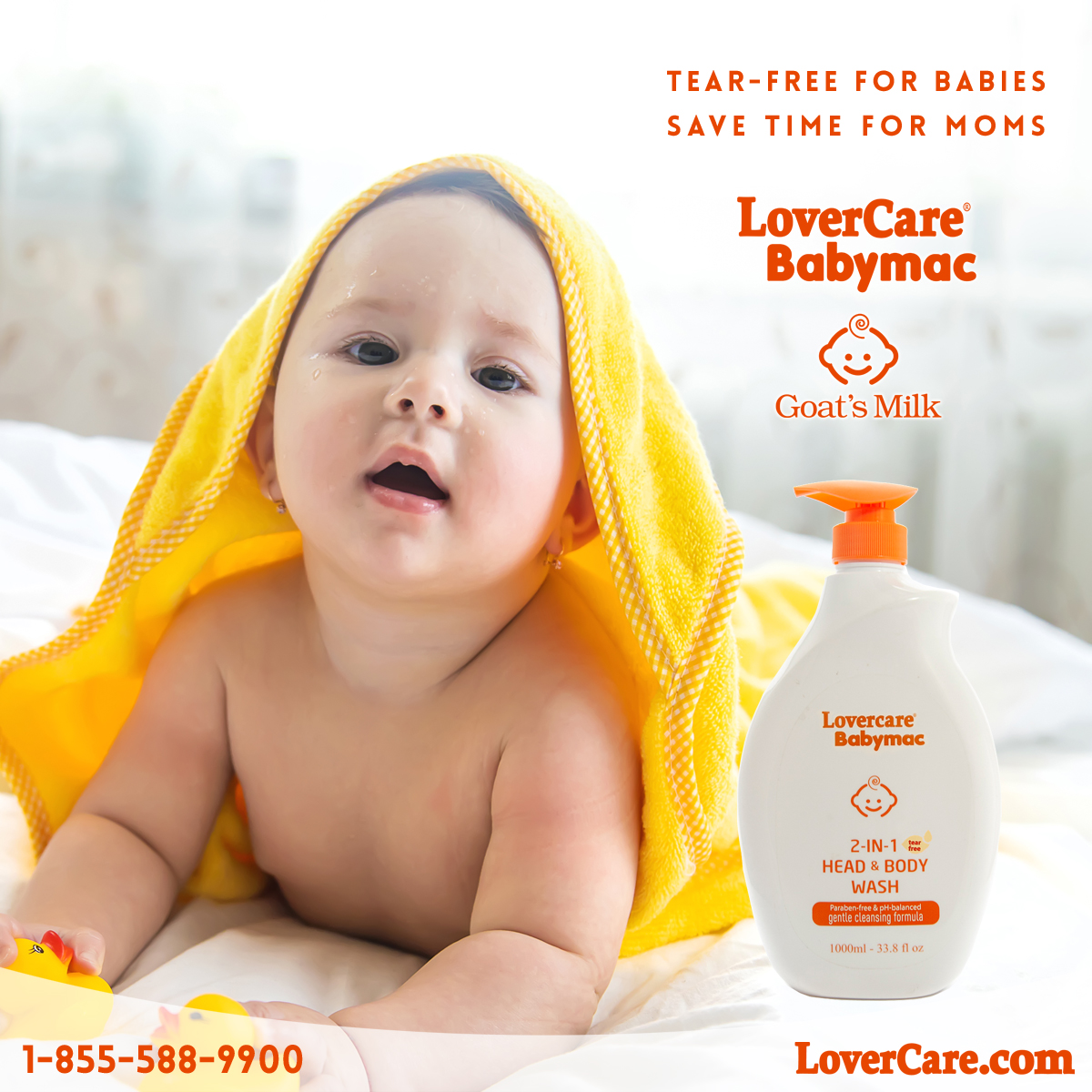 Tear-Free for babies - Save time for moms🤱 A mild body and hair cleanser that's gentle to the eyes & skin. 100% soap-free, Dye-free, Paraben-free & pH-balanced. Added with moisturizer for skin & hair moisturizing. bit.ly/3k7POIm #babywash #babyshampoo #babybath #babymac