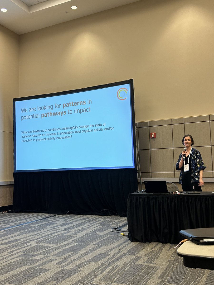 Great to hear <a href="/katieshearn1/">Katie Shearn</a> talk about place based approaches and combinations of conditions that are required to support meaningful change <a href="/ISBNPA/">ISBNPA</a>