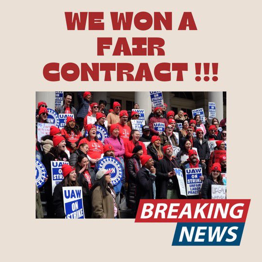 MFJUnion's tweet image. 🚨🚨BREAKING NEWS: WE WON!!🚨🚨

Yesterday, May 20, 2024, 72% of participating shop members voted to ratify management’s most recent contract offer and end the strike!

🧵More info about some of our victories in the thread below