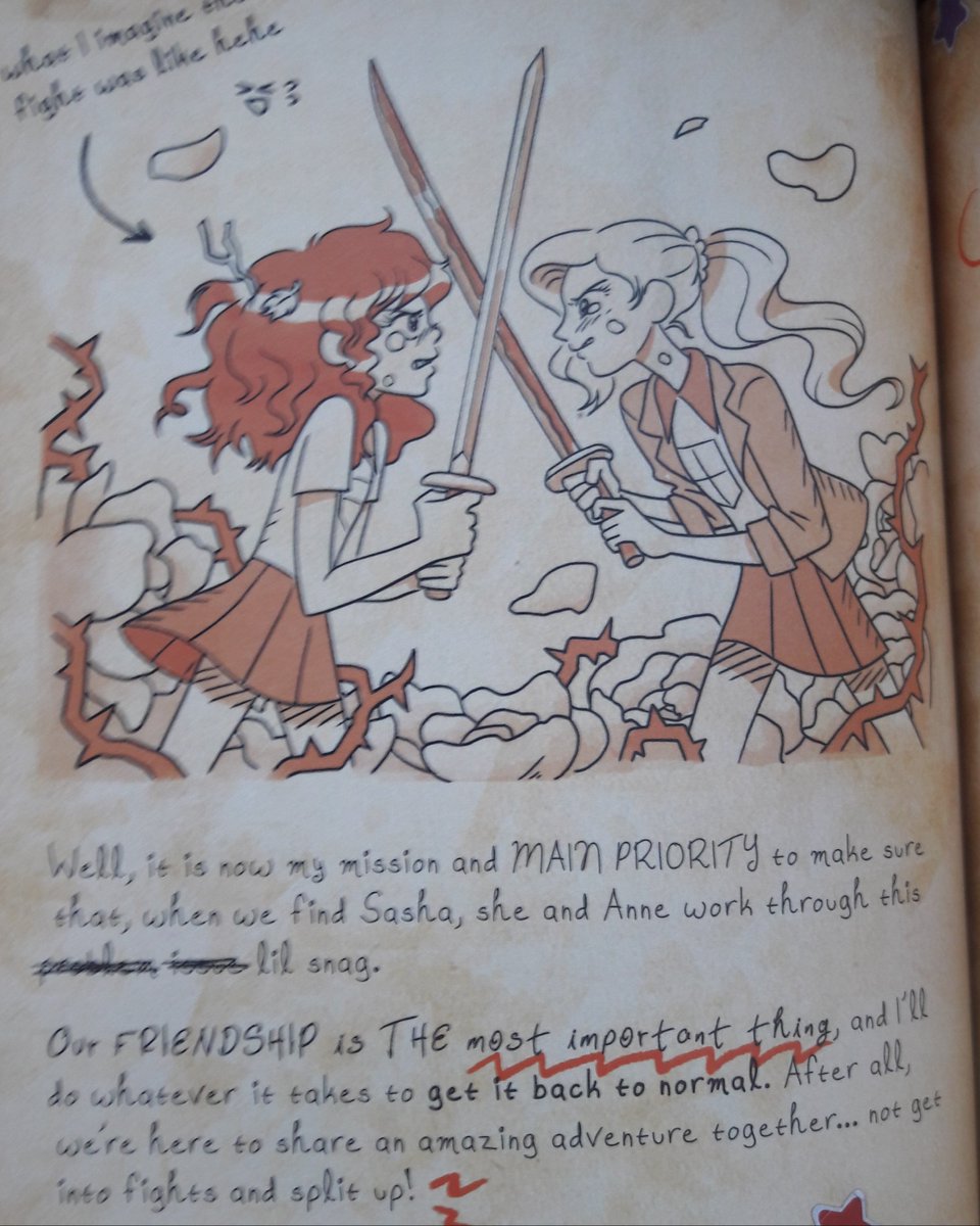 KkeefekyKyle's tweet photo. Seriously such an epic drawing of Anne & Sasha swordfighting in their school uniforms.
Also, silly and goofy Anne.ππ
And the fact Anne can make anyone laugh with no effort and unintentionally. I can relate to her.
#AnneBoonchuy #Amphibia #MarcysJournal. https://t.co/6Oz9kUuioi