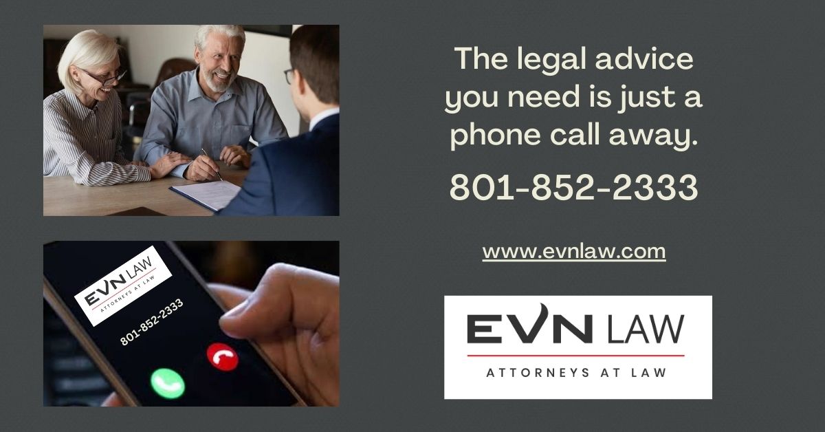 The legal advice you need is just a phone call away.
#estateplanning #willsandtrusts #MAPT #elderlaw  #medicaidassetprotectiontrust #daviscountyattorney #probate #litigation #contracts #businesscheckup #realestate #businessstartup #corporatetransparencyact #legalcheckup #EVNLaw