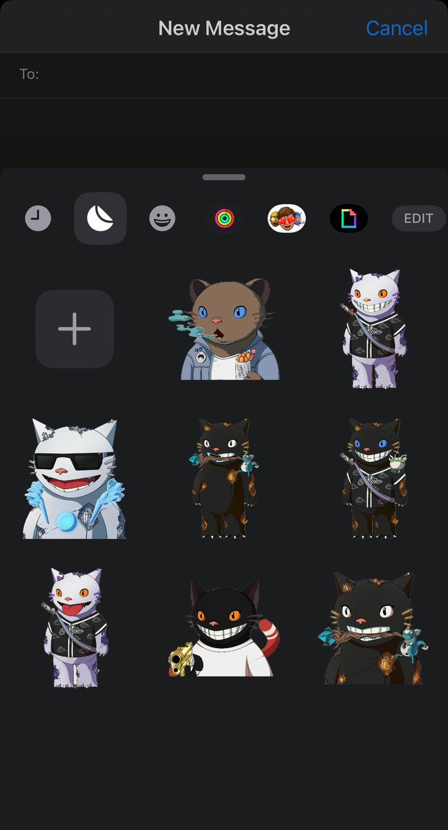 Don ❄️⚡️ 🧩 (@donnyfurrow) on Twitter photo So it’s been a few days meow but I was this many years old when I found out I could make my <a href="/KitaroStudios/">Kitaro World</a> and Kat art into iMessage stickers So it’s been a few days meow but I was this many years old when I found out I could make my <a href="/KitaroStudios/">Kitaro World</a> and Kat art into iMessage stickers