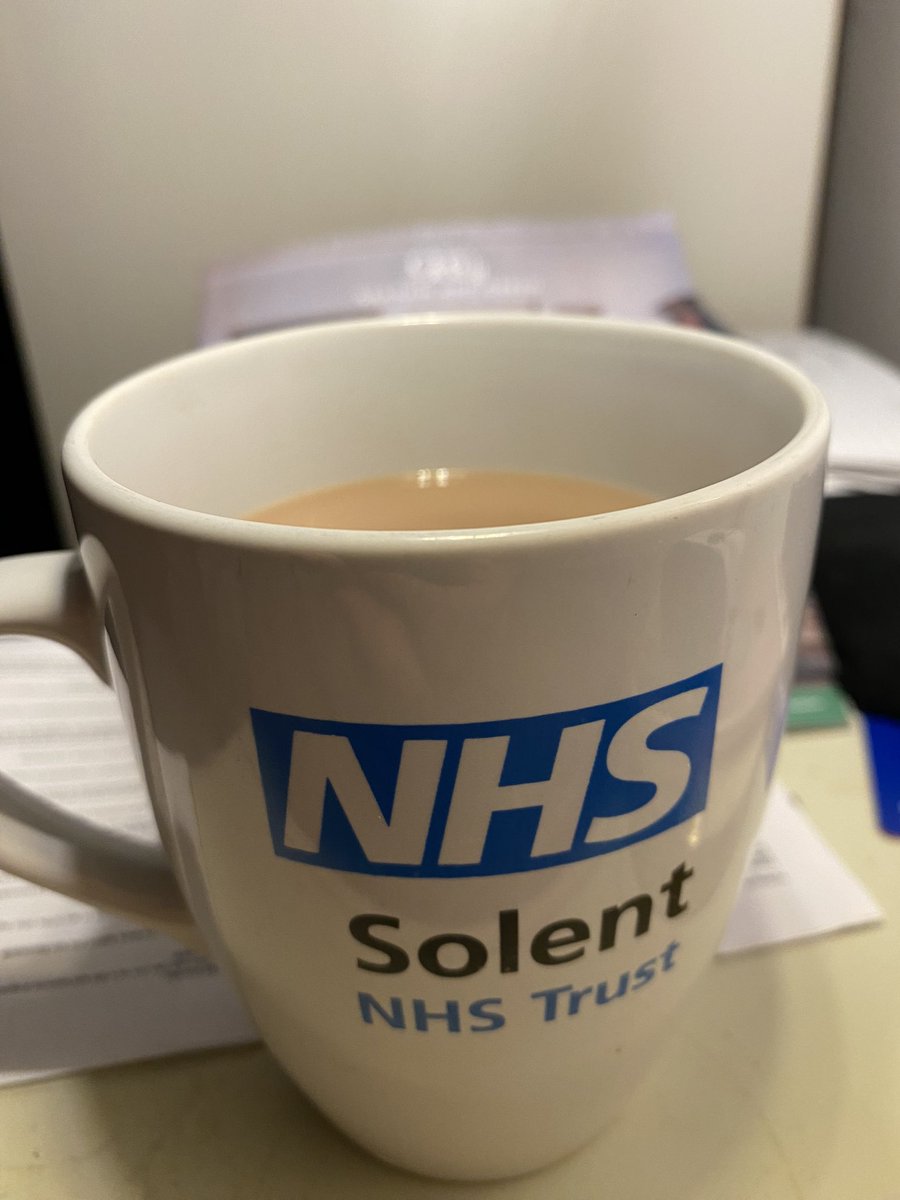 Today is International Tea day so time to share my tea mug from @SolentNHSTrust 💙💙💙💙💙 Given to me by @JackieRNHS when I went on secondment to @BucksHealthcare : used every single day. Happy memories of a great Trust @AndrewStrevens @AAsaanderson