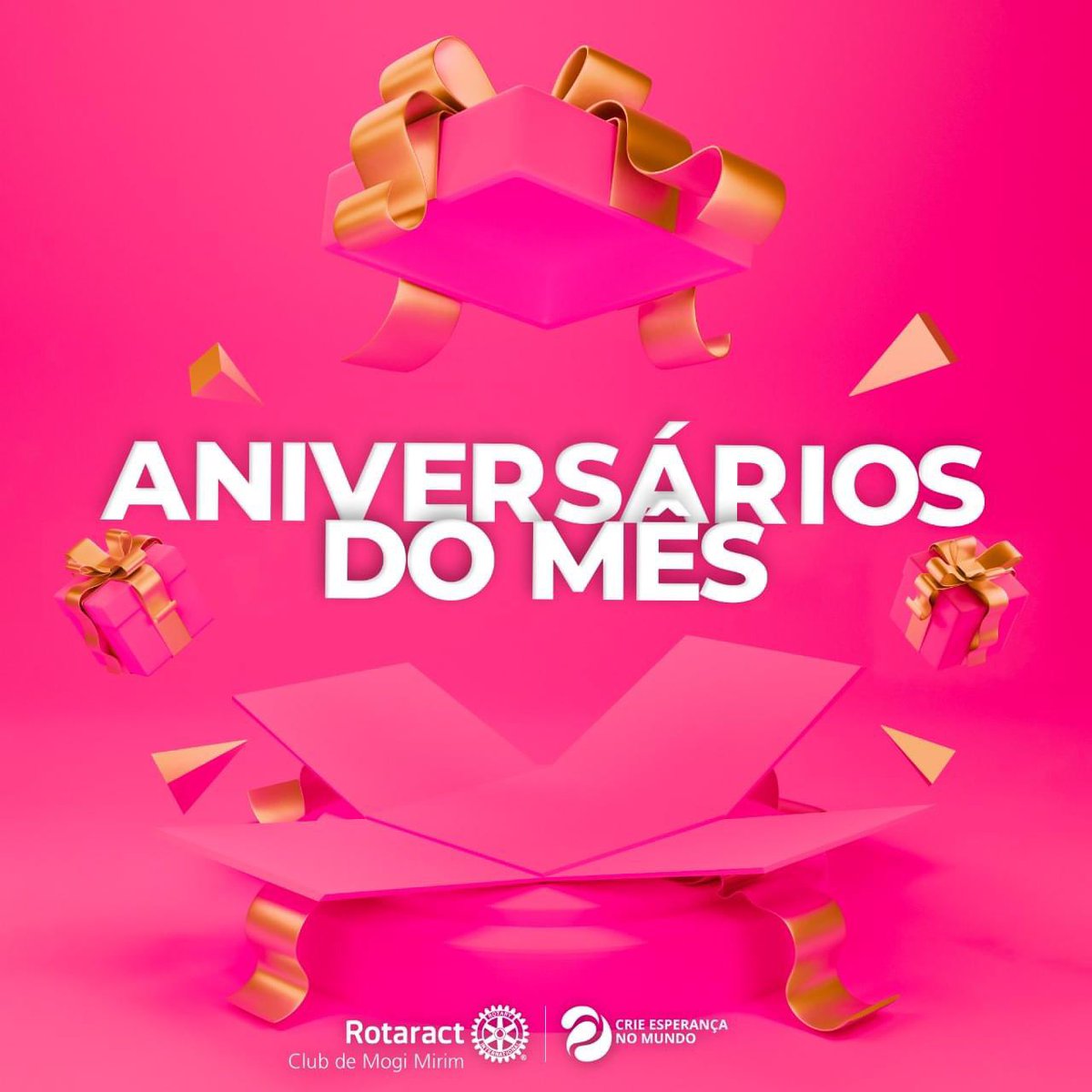 eteractmm's tweet image. Venha conferir os Aniversariantes do mês de Abril do nosso clube e comemore junto conosco! 

Desejamos tudo de mais lindo e belo do mundo à vocês. Agradecemos por todos os momentos e que vocês continuem sendo uma inspiração para todos nós! 🩷🥳👽

#Rotaract #crieesperancanomundo