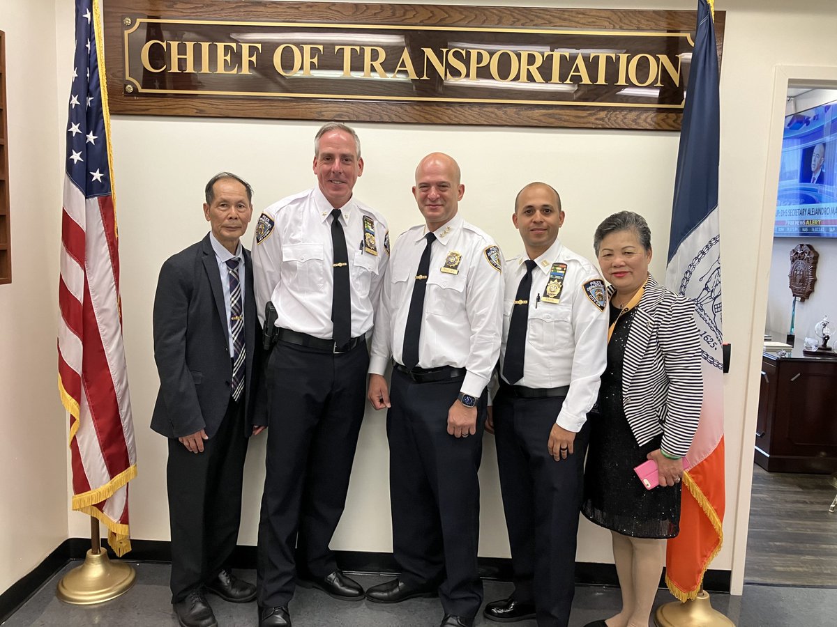 What an honor for Detective Wenjian Liu's parents to pay us a surprise visit. We won't forget the line of duty family members and we will certainly #neverforget Detective Wenjian Liu🙏🏼