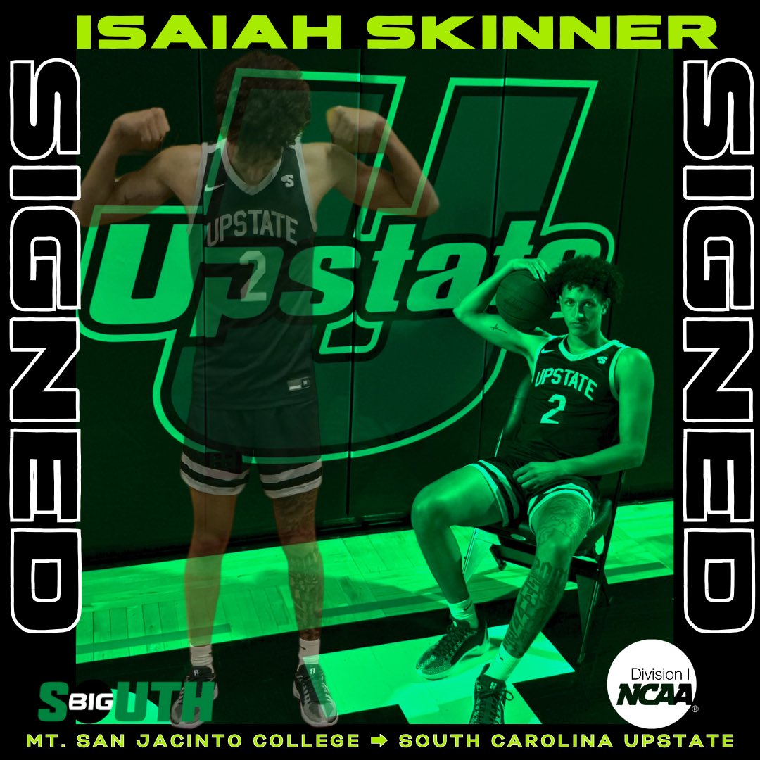 isaiahskinnerr1's tweet image. Taking my talents down south 🖤💚 #committed @UpstateMBB