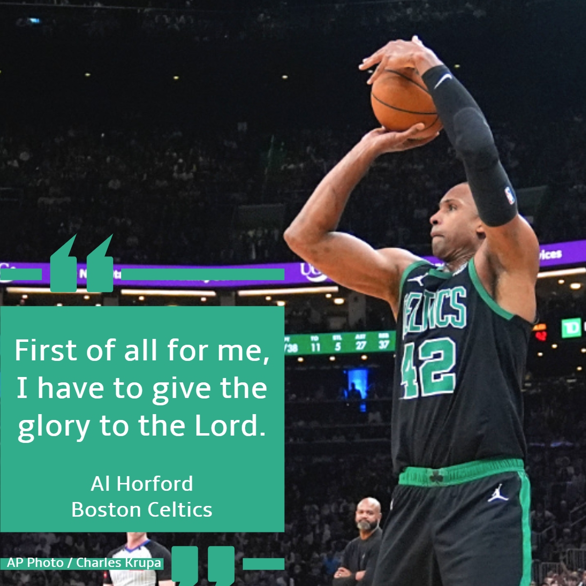 Al Horford... your 23 point, 15 rebound effort helped #Celtics advance to their third straight Eastern Conference Finals. Who gets the glory? #NBA #basketball #faith