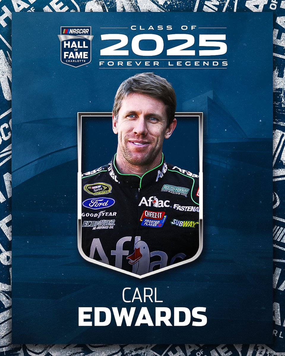 A backflip into history! Carl Edwards, you are a Forever Legend in the #NASCARHOF.