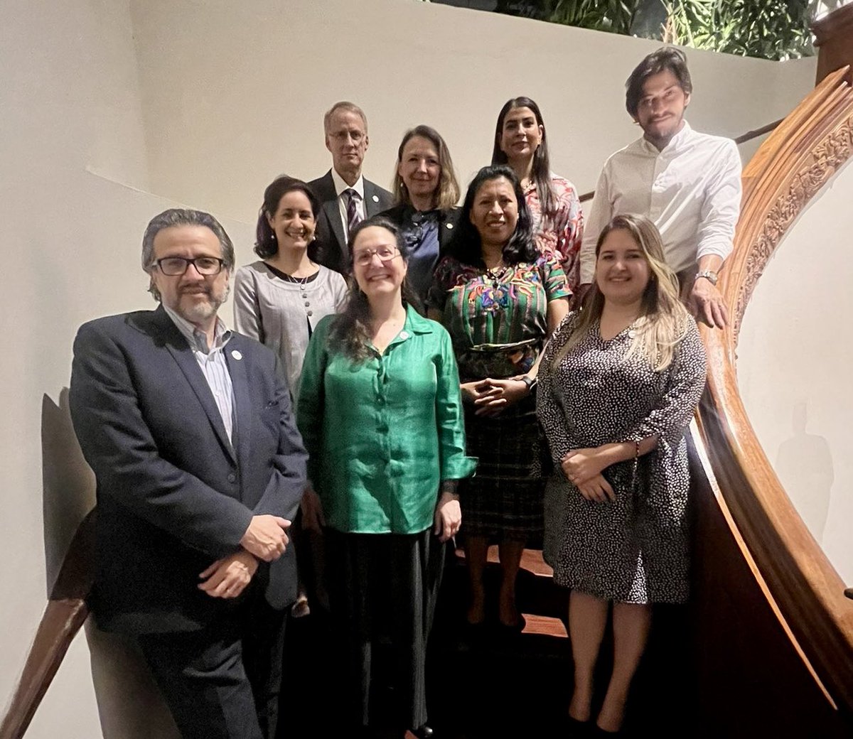 Great exchange over dinner last night with two of the Arévalo government’s new ministers, Ana Patricia Orantes Thomas and @MiriamRoquel, both women strong leaders dedicated to public service. @NDIGuate