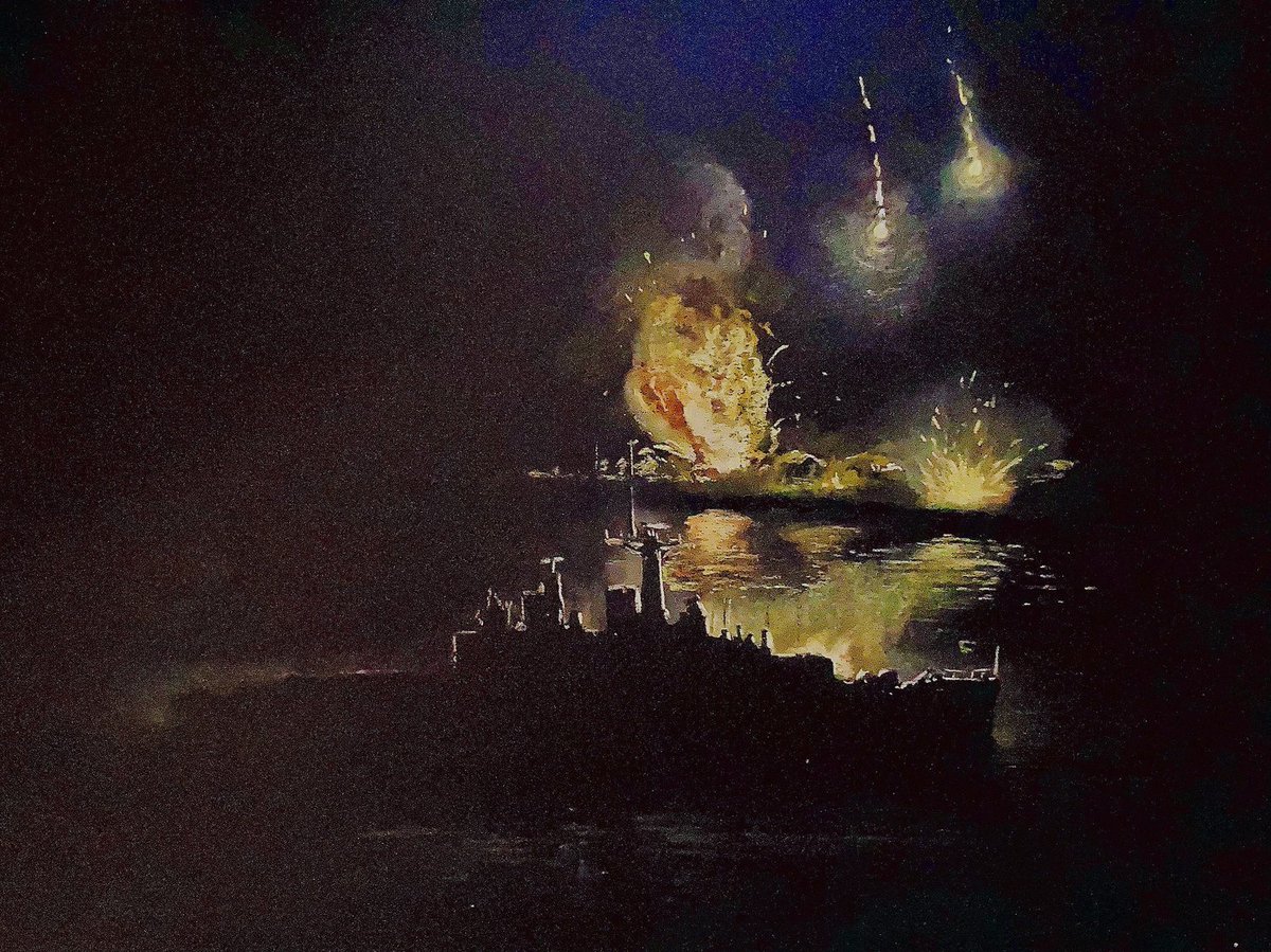May 21st 1982: By night, HMS Glamorgan hits Argentine positions around Stanley with 57 shells, enough to keep them guessing; believing that San Carlos was a raid and the main landing will still be at Stanley. Operation Tornado works like a charm, and Gen Menendez believes it...