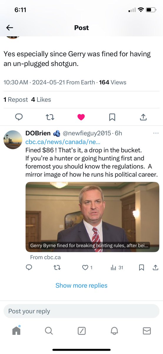 guy_gnp's tweet photo. After calling a Herdman basketball players, whom by the way must’ve had an indigenous background, “Savages” and getting charged with firearms violation on their native land; this guy had the nerve to call a nonracial comment, racist. What a guy…@VOCMOpenline https://t.co/KPxJKraYsz