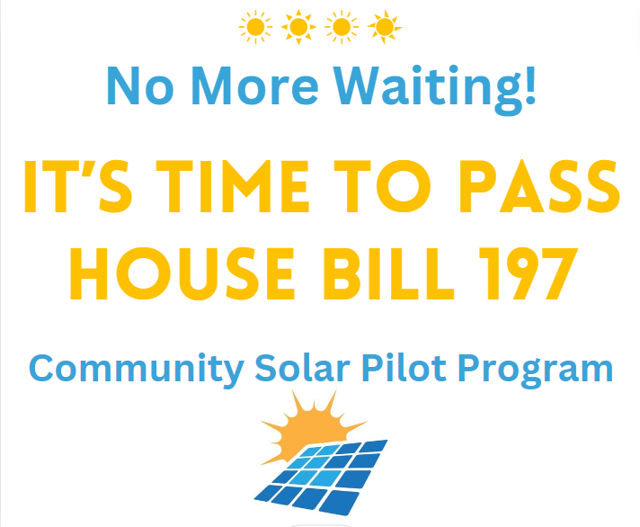 Nearly 120 witnesses have provided testimony in support of House Bill 197 #OHCommunitySolar. Ohioans are ready to enjoy home-grown solar power and save money on their electric bills. It is time to pass HB 197!