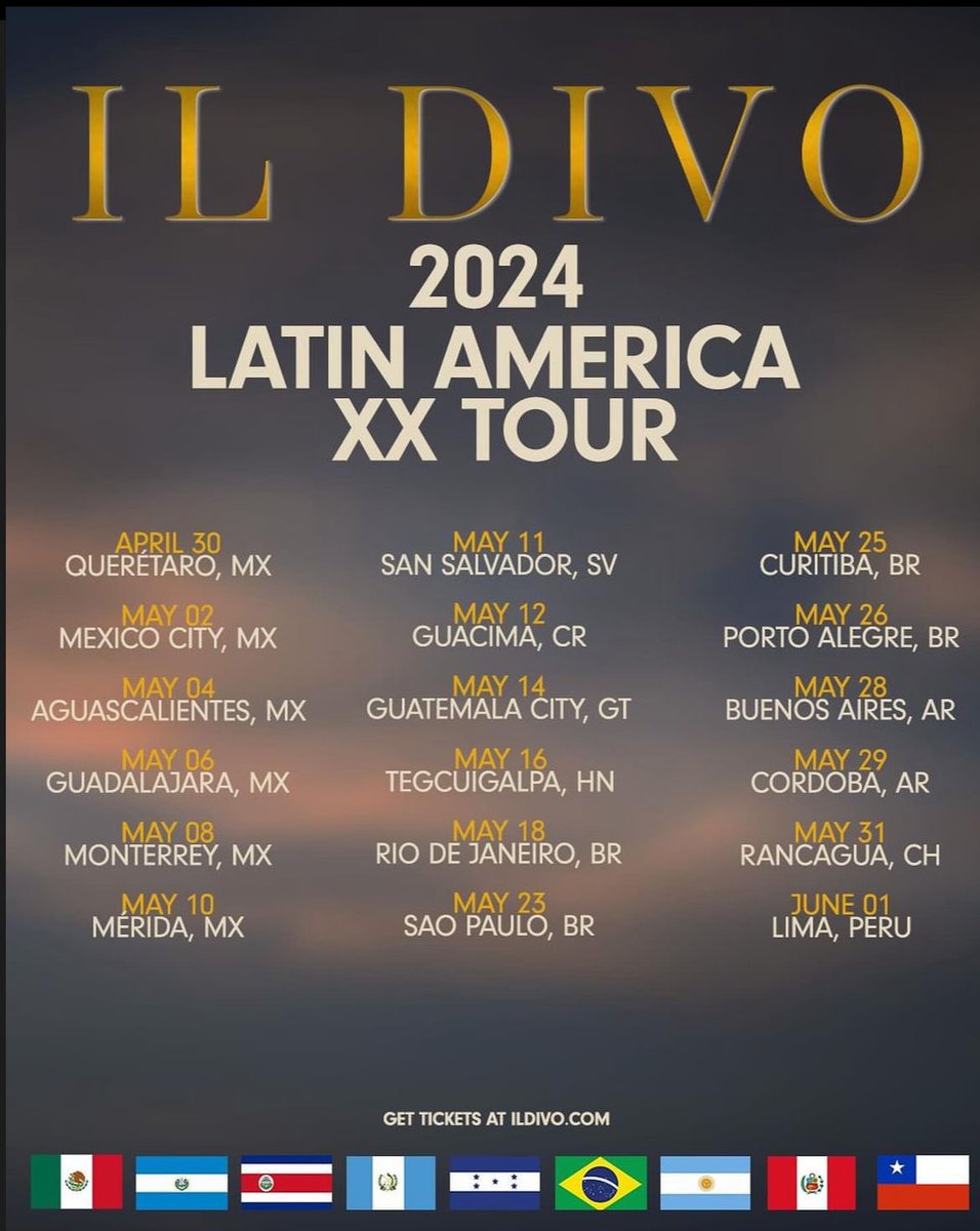 Coming Next LATIN AMERICAN Tour #Euro2024