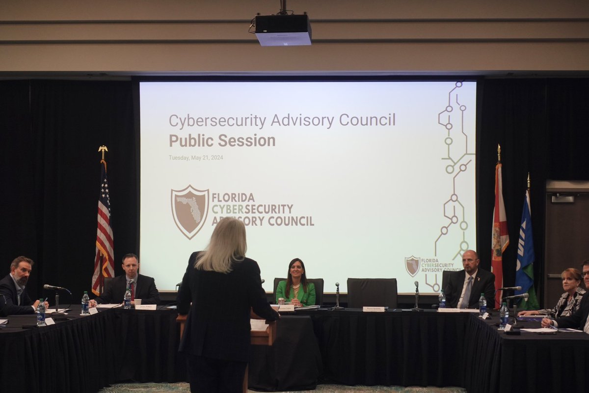 Today, the Florida Cybersecurity Advisory Council met in Pensacola at the University of West Florida. Our administration remains committed to strengthening Florida’s cybersecurity capabilities and securing our state against potential threats.