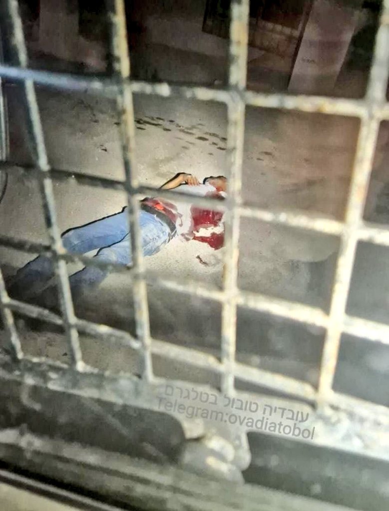 Israeli forces sniped this young man in a refugee camp. This isn't in Gaza. This is in the West Bank. This is the Ethnic Cleansing of Palestinians.