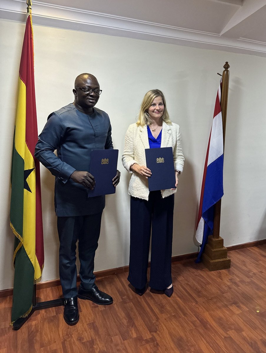 A pleasure to speak about our good partnership with Ghana’s Minister of Food and Agriculture, Brian Acheampong. We signed an agreement to strengthen our efforts in food and nutrition security, climate change, and create employment and trade opportunities.