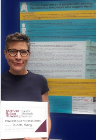 Today was a day good as I spent time with fellow students &amp; researchers at the @HallamHRI PostGrad Research Showcase. My poster (about the development of my PhD study) was awarded a prize, and I'm grateful to those who've supported &amp; encouraged me on my PhD journey this far.