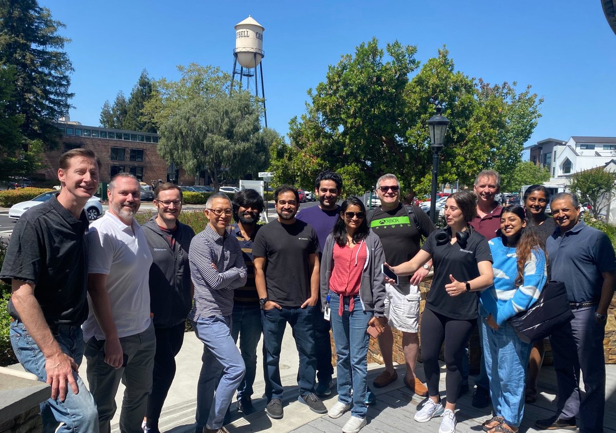 Connecting with team members in downtown Campbell, CA @Campbell95008