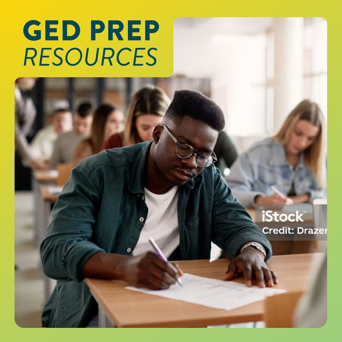 OppRising's tweet photo. Earning your GED is a significant step towards achieving your educational and career goals, so you want to be prepared. Check out the TEA website for practice tests, study guides, test prep classes, and more, so you can take the test with confidence: https://t.co/L1hEq0oGY0. https://t.co/ENbYppIAfT