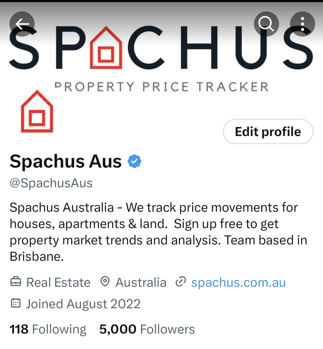 We have reached 5000 followers 🎉 Thank you for your support. More features to come over the next few months including our paid members area and agent ratings and performance. Spachus.com.au