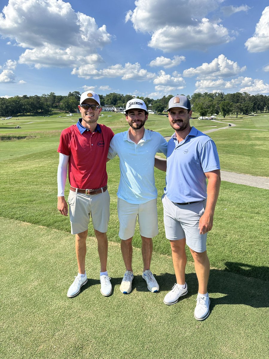 Strong Tennessee ties in this group @visitknoxopen 🙌

<a href="/nray34/">Nolan Ray</a> - Tennessee native, <a href="/Vol_Golf/">Tennessee Golf</a> and <a href="/LipscombMGOLF/">Lipscomb Men's Golf</a> alum

<a href="/ScottStevens17/">Scott Stevens</a> - raised in Chattanooga, TN

<a href="/RICKLAMB19/">Rick Lamb</a> -  <a href="/Vol_Golf/">Tennessee Golf</a> alum