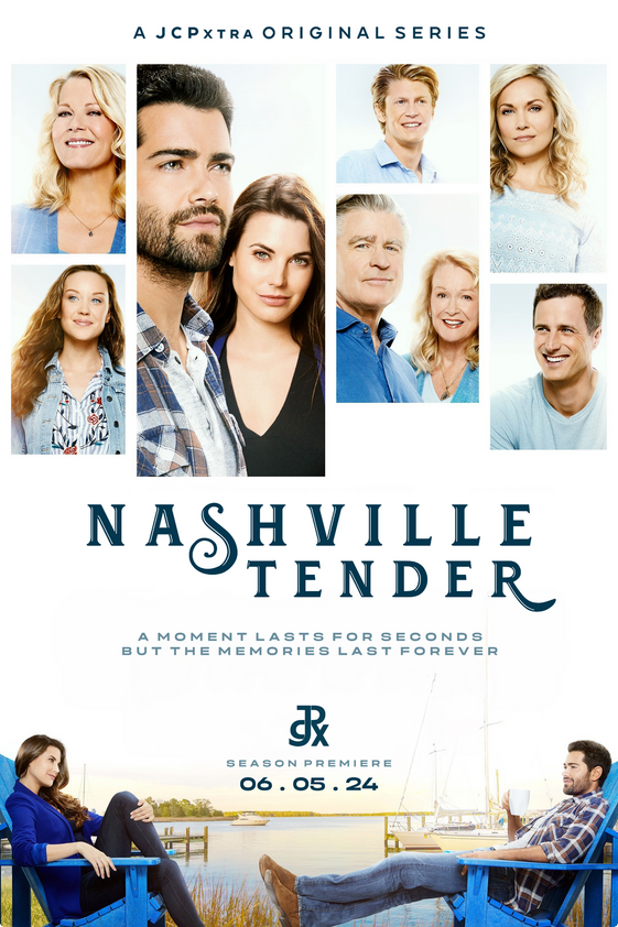 NashvilleTender's tweet photo. Put a little southern charm into your life this summer. Season two of the @JCPXtra Original Series, “Nashville Tender,” will premiere its first three episodes on the premium streaming platform on Wednesday, June 5th! #NashvilleTenderJCPx 🎸🩵 https://t.co/VBKrlXibOl