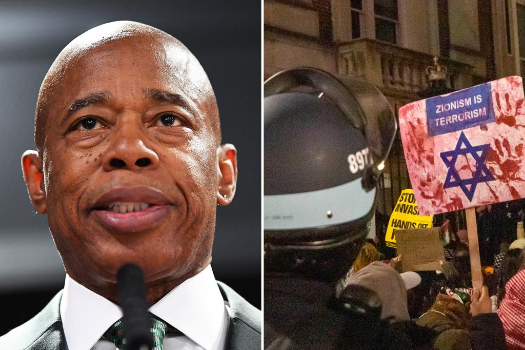 Eric Adams says NYC has ‘normalized antisemitism’ after Washington Post claim that business leaders influenced Columbia protest response trib.al/SWH0c61