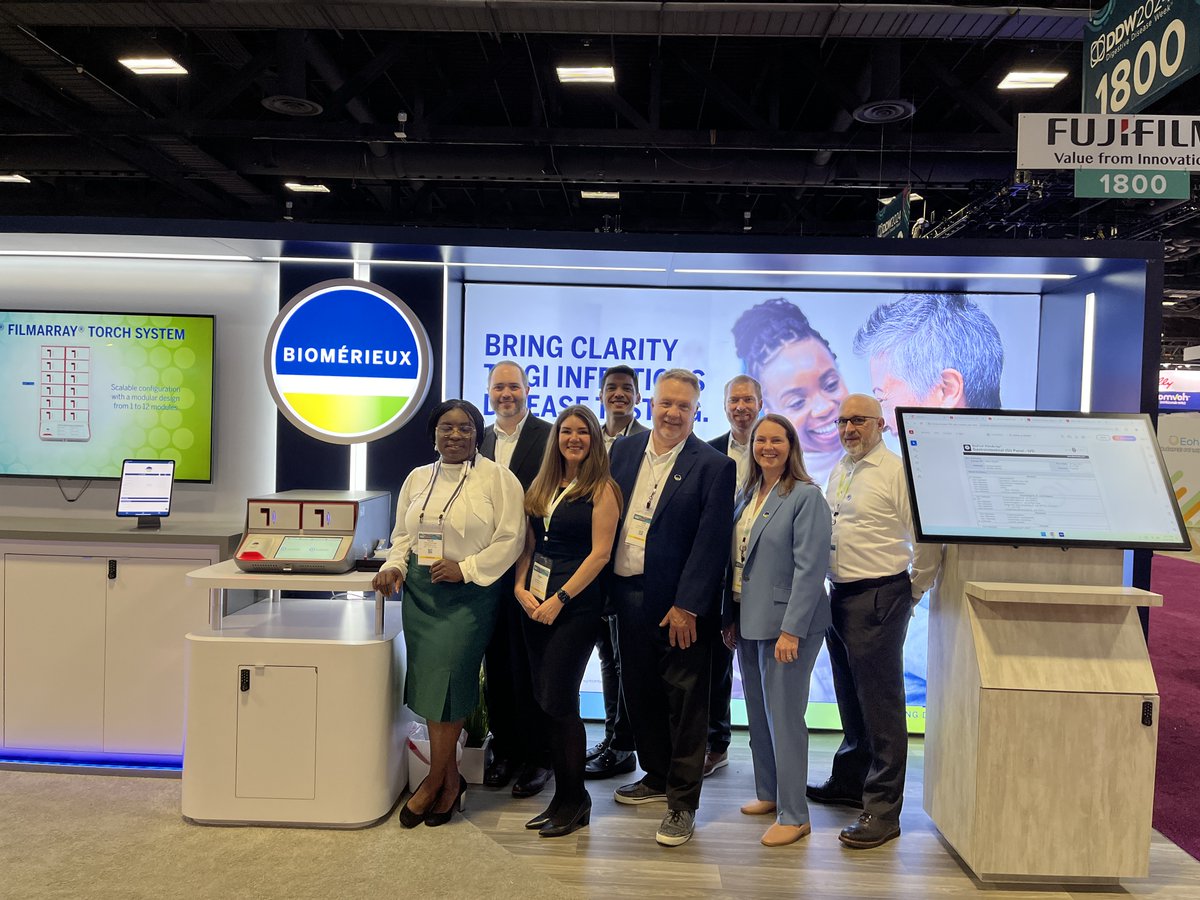 Don’t miss your chance to discover the BIOFIRE® FILMARRAY® Gastrointestinal (GI) Panel at #DDW2024! This syndromic solution can identify 22 targets in one test with results in about one hour. Come find us in booth 1928 for a live demo! go.biomerieux.com/tradeshows/ddw…
