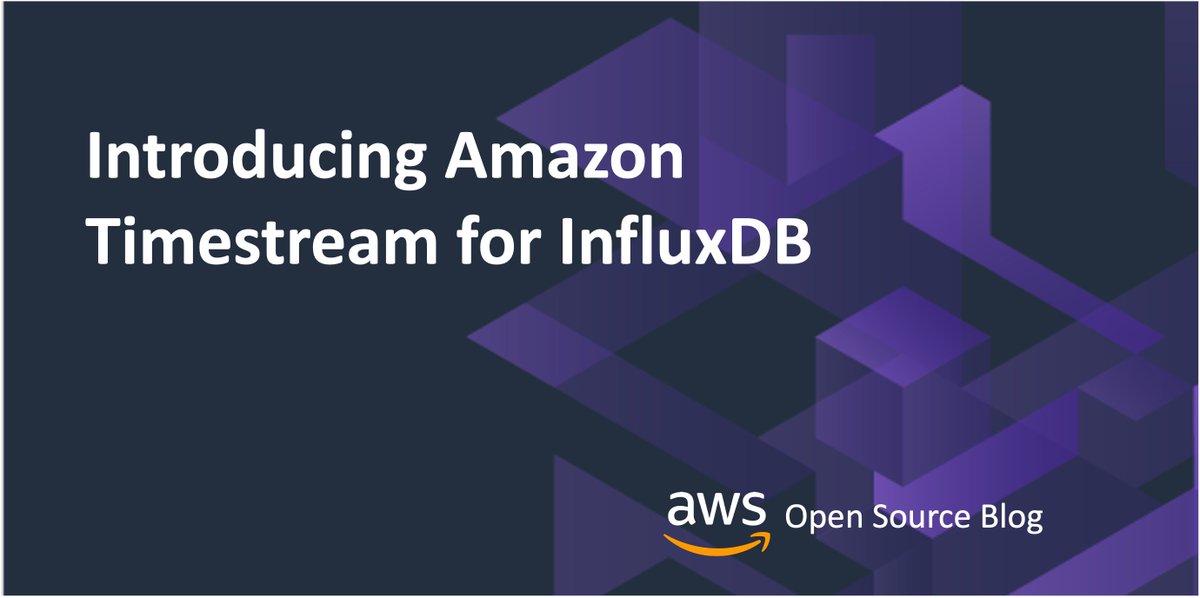 Win-win: Learn how @InfluxDB and AWS are collaborating on Amazon Timestream for InfluxDB, a managed time-series database engine for customers who want open source APIs and real-time, time-series applications. Dive in via our latest blog post: go.aws/3yqR9S2